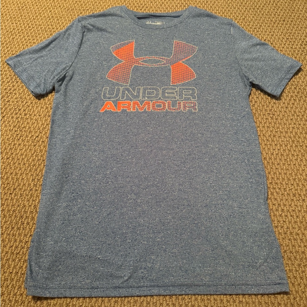 Blue and Orange Under Armour T-Shirt